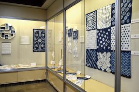 Mini-Exhibition at Traditional Indigo Dyeing Workshop Tie Dyeing -Magic of Thread-