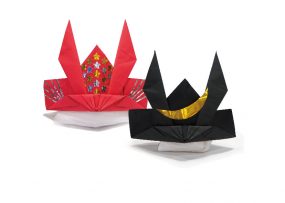 Folding Paper Kabuto